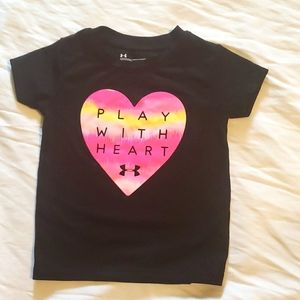 Under Armour heatgear shirt, black, 12 months